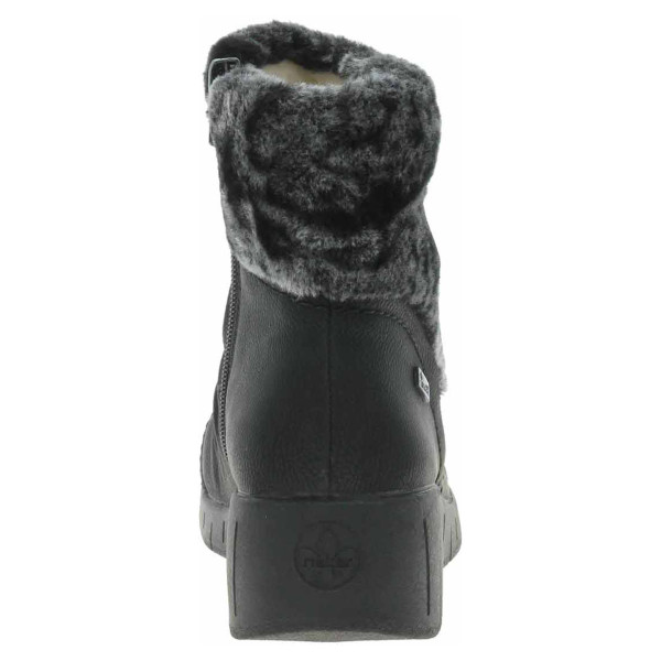 detail Dámské polokozačky Rieker Y1361-00 schwarz