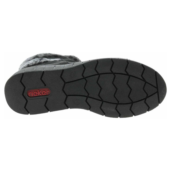detail Dámské polokozačky Rieker Y1361-00 schwarz