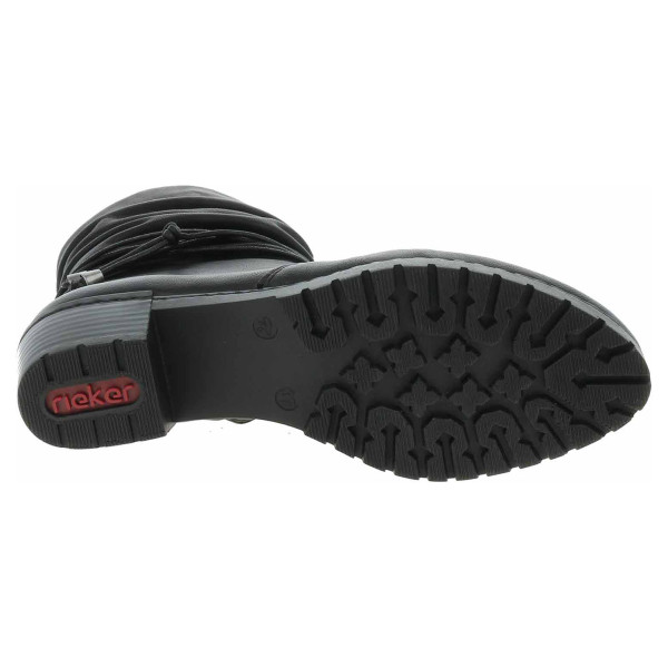 detail Dámské polokozačky Rieker Y17R2-00 schwarz