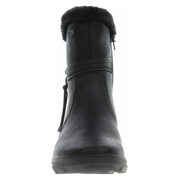 detail Dámské polokozačky Rieker Z0070-00 schwarz