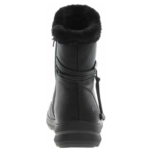 detail Dámské polokozačky Rieker Z0070-00 schwarz