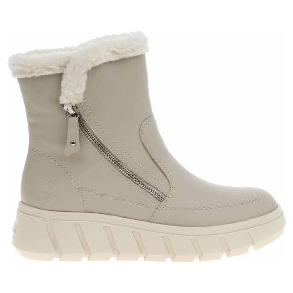 detail Dámské polokozačky Rieker Y3581-60 beige
