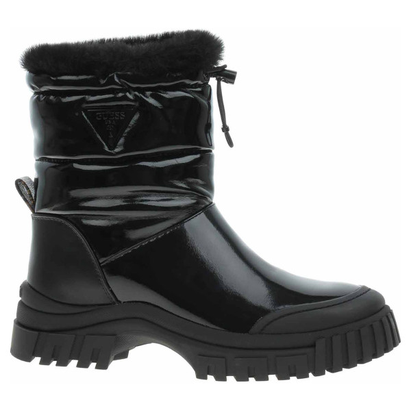detail Dámské polokozačky Guess FL8LO2PAT10-BLACK