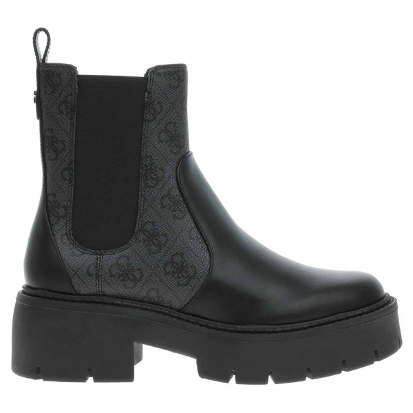 detail Dámské polokozačky Guess FLTSHUELE10-BLKCO