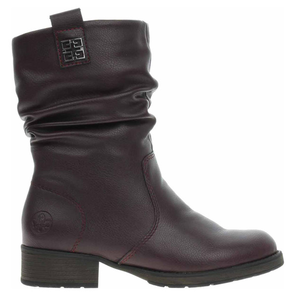 detail Dámské polokozačky Rieker Z9583-35 rot