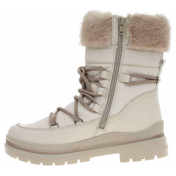 detail Dámské polokozačky Remonte D0C81-80 weiss kombi