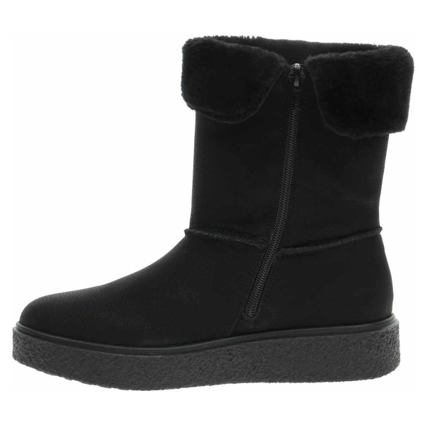 detail Dámské polokozačky Rieker Y0090-00 schwarz