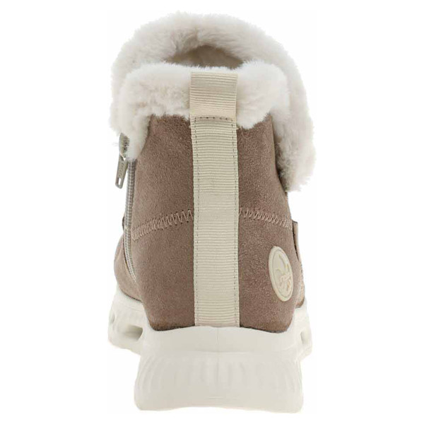 detail Dámské polokozačky Rieker M6050-64 beige