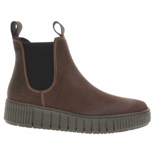 detail Dámské polokozačky Tamaris 1-25403-43 brown pull-up