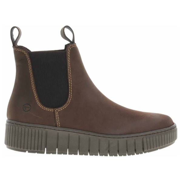 detail Dámské polokozačky Tamaris 1-25403-43 brown pull-up