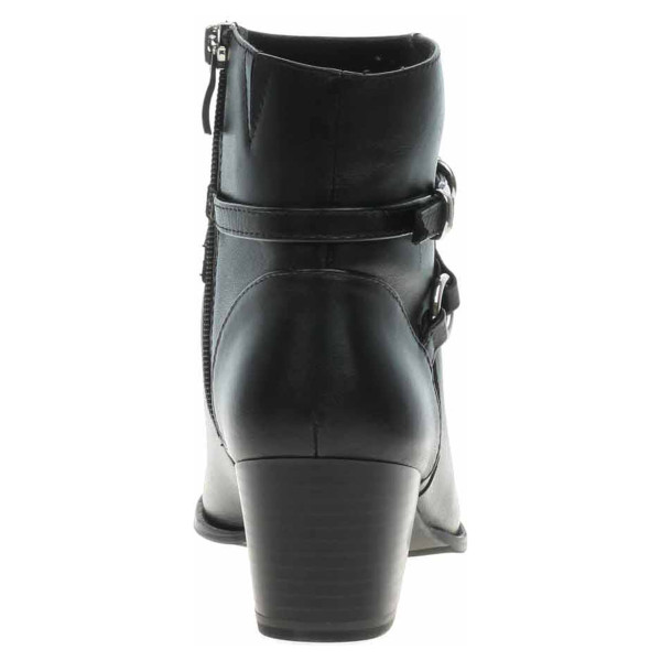 detail Dámské polokozačky Caprice 9-25303-45 black nappa