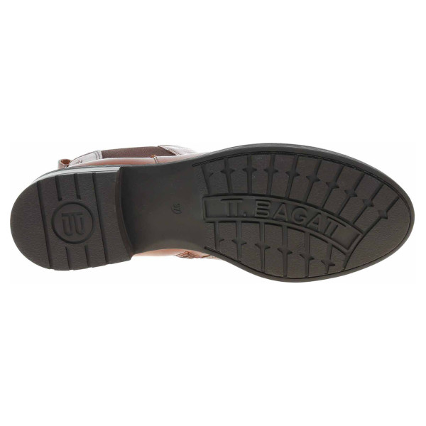 detail Dámské polokozačky Bagatt D11-AFS3A-4000 cognac-dark brown