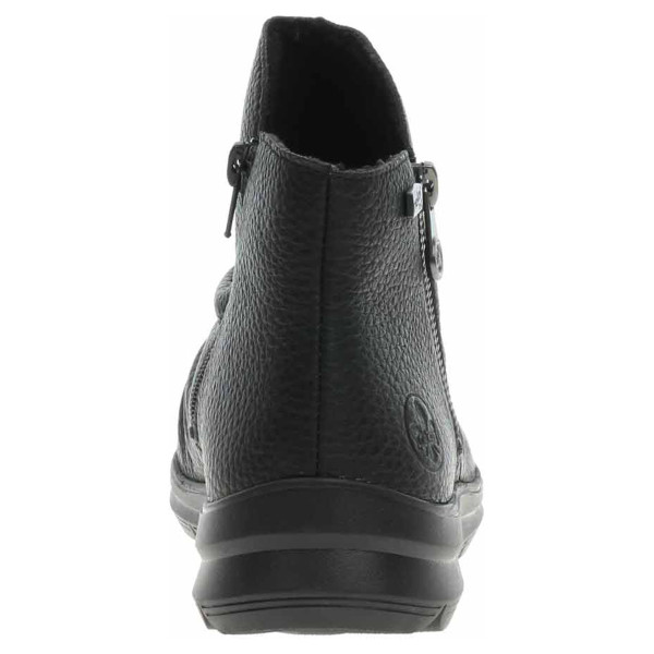 detail Dámské polokozačky Rieker Z0056-00 schwarz