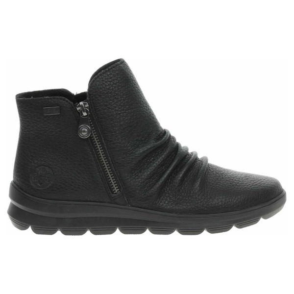 detail Dámské polokozačky Rieker Z0056-00 schwarz