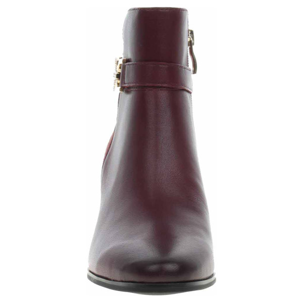 detail Dámské polokozačky Caprice 9-25302-45 bordeaux comb