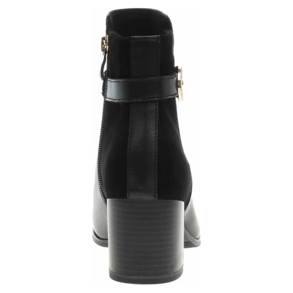 detail Dámské polokozačky Caprice 9-25302-45 black comb