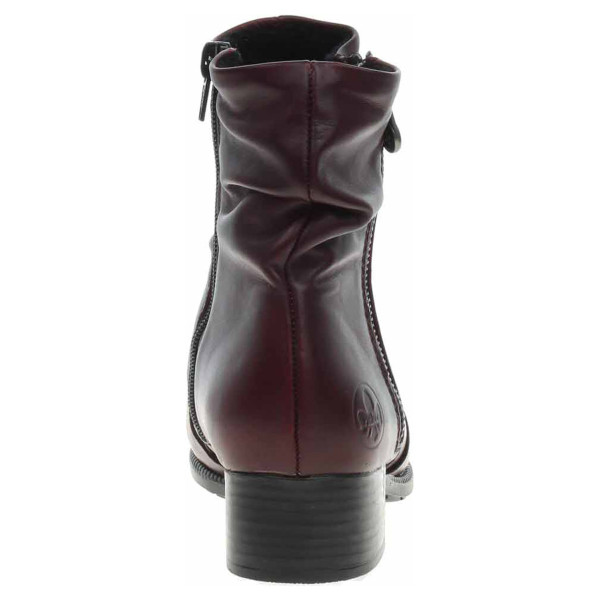 detail Dámské polokozačky Rieker 78656-35 rot