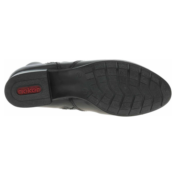 detail Dámské polokozačky Rieker 78656-00 schwarz