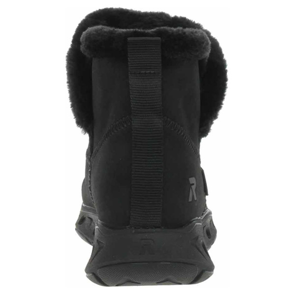 detail Dámské polokozačky Rieker M6554-00 schwarz