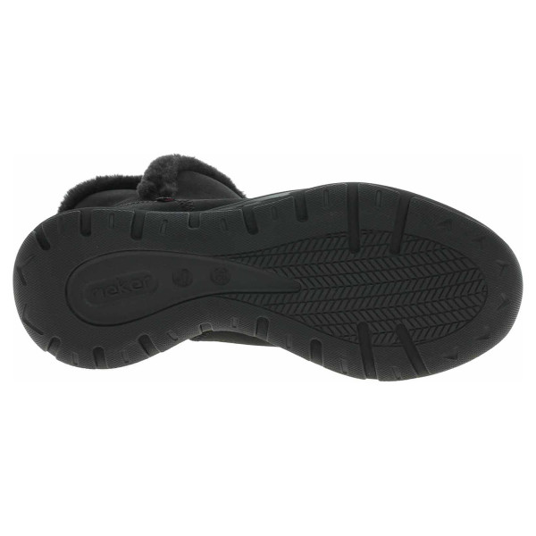 detail Dámské polokozačky Rieker M6554-00 schwarz