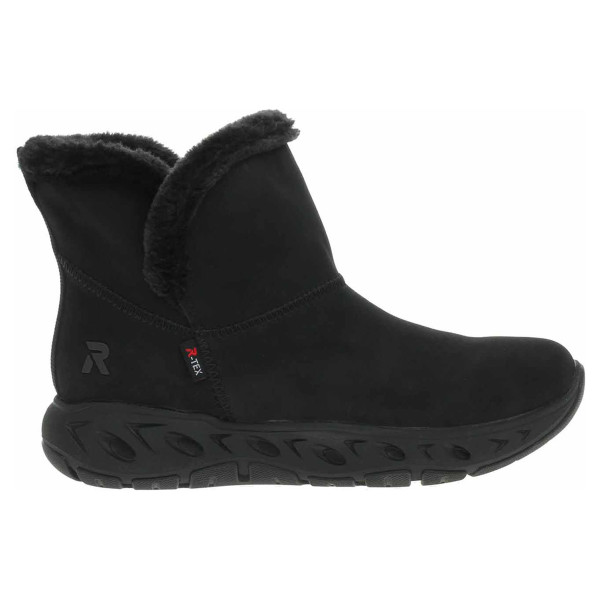 detail Dámské polokozačky Rieker M6554-00 schwarz