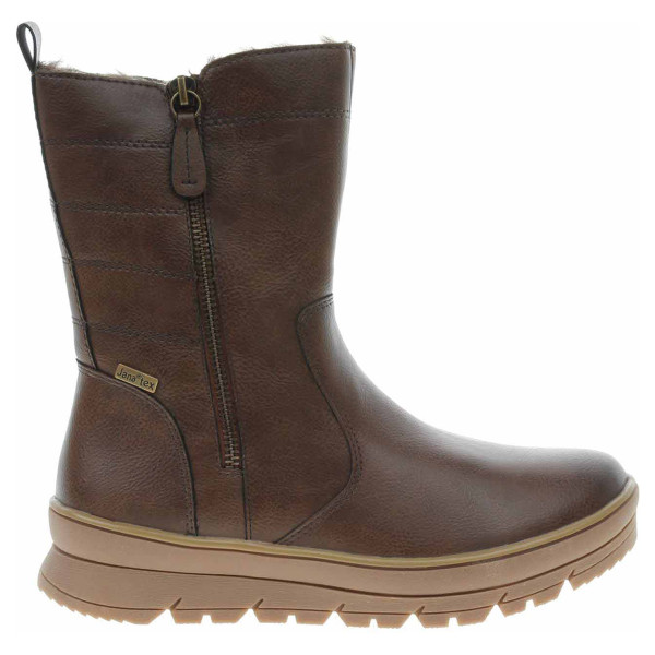 detail Dámské polokozačky Jana 8-26470-29 cognac