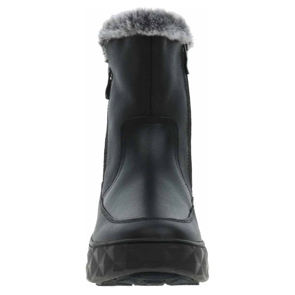 detail Dámské polokozačky Caprice 9-26402-43 black nappa