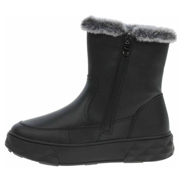 detail Dámské polokozačky Caprice 9-26402-43 black nappa