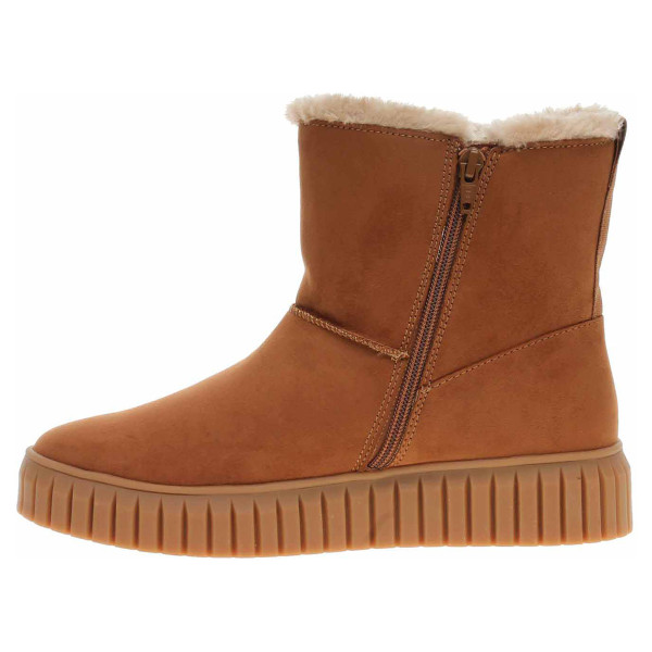 detail Dámské polokozačky s.Oliver 5-26418-41 cognac