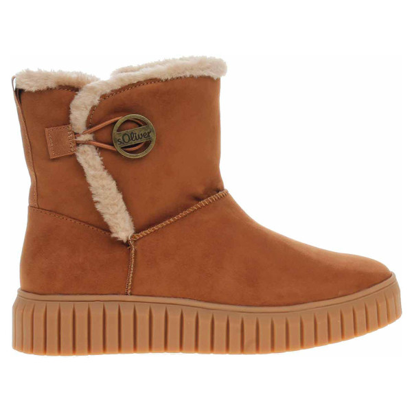 detail Dámské polokozačky s.Oliver 5-26418-41 cognac