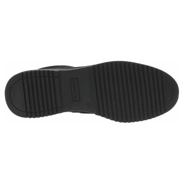 detail Dámské polokozačky Caprice 9-26403-45 black suede