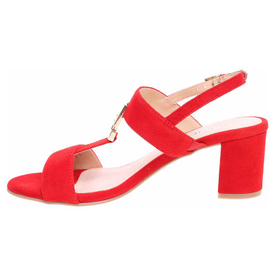 detail Dámské sandály Caprice 9-28303-22 red suede