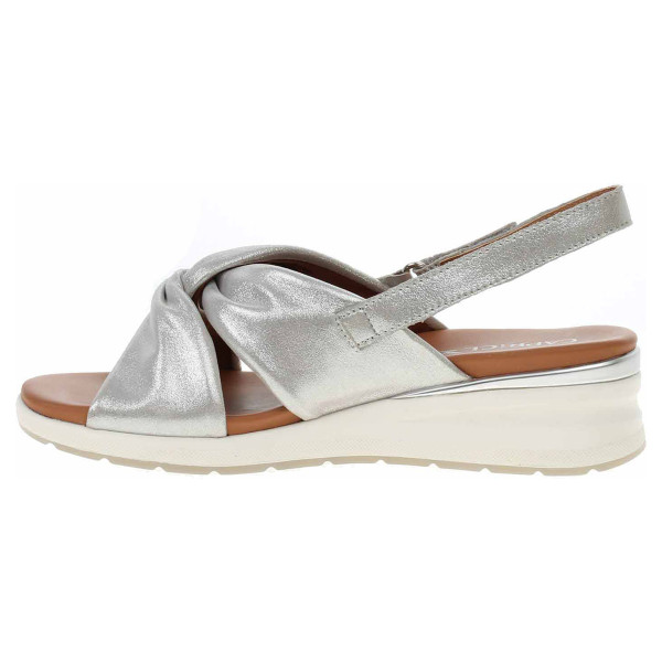 detail Dámské sandály Caprice 9-28300-20 stone metallic