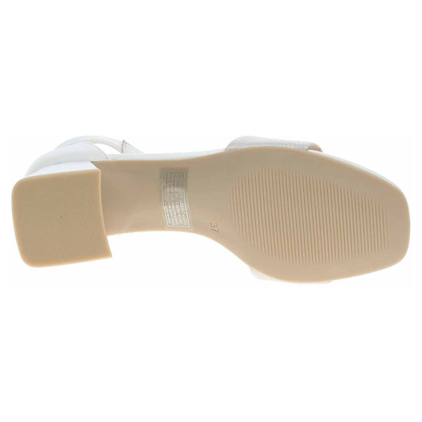 detail Dámská společenská obuv Caprice 9-28302-42 white comb