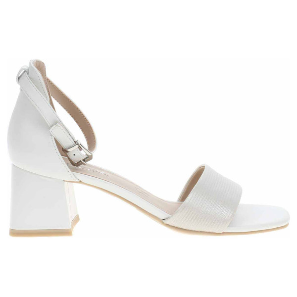 detail Dámská společenská obuv Caprice 9-28302-42 white comb