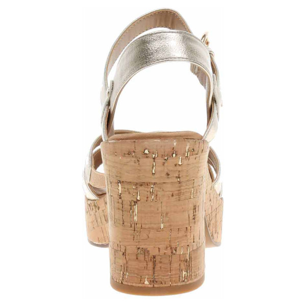 detail Dámské sandály s.Oliver 5-28315-42 light gold