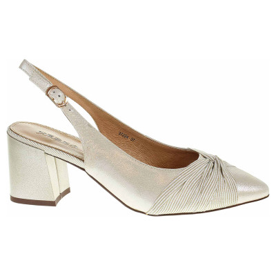 detail Dámské lodičky Deska 37224 beige