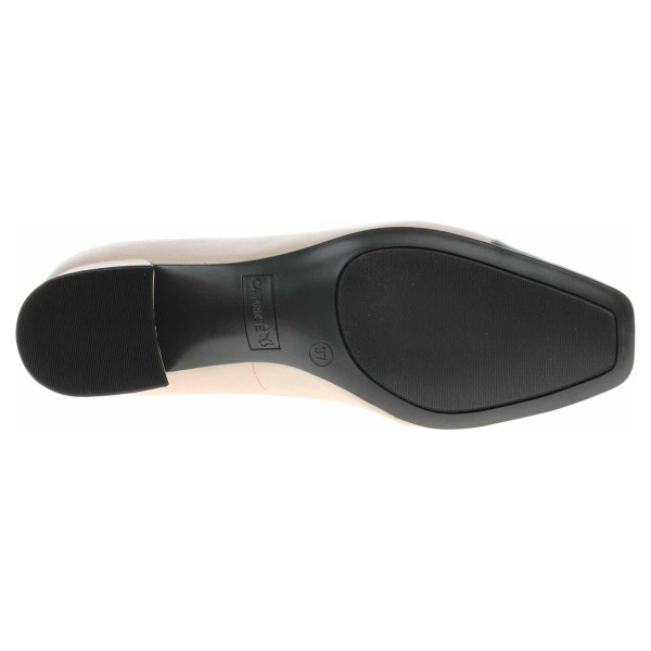 detail Dámské lodičky Caprice 9-22305-42 beige-black