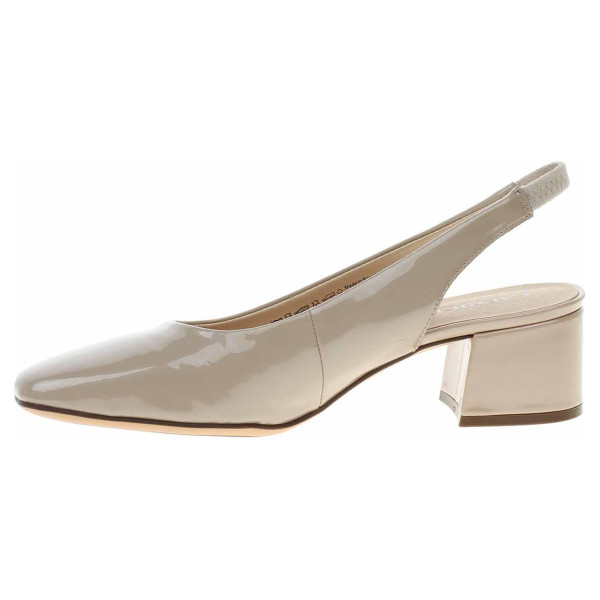 detail Dámské lodičky Caprice 9-29500-20 beige patent