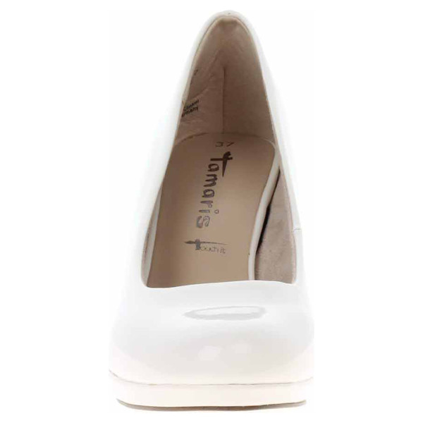 detail Dámské lodičky Tamaris 1-22444-29 white patent