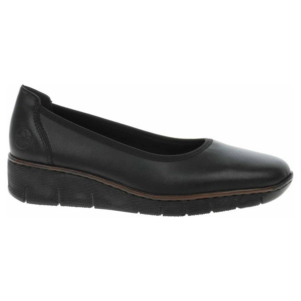 detail Dámské lodičky Rieker 53755-00 schwarz