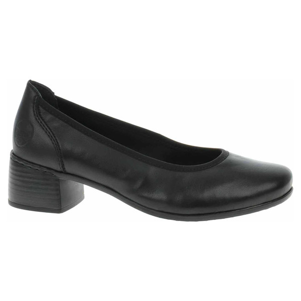 detail Dámské lodičky Rieker 41650-00 schwarz