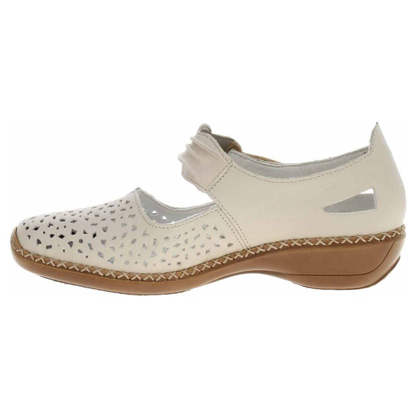 detail Dámské lodičky Rieker 41399-60 beige
