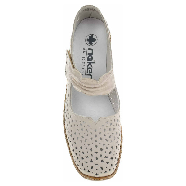 detail Dámské lodičky Rieker 41399-60 beige