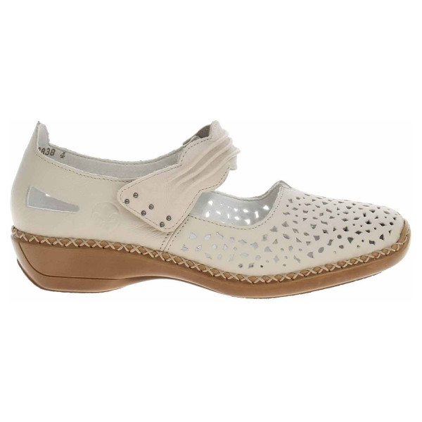 detail Dámské lodičky Rieker 41399-60 beige