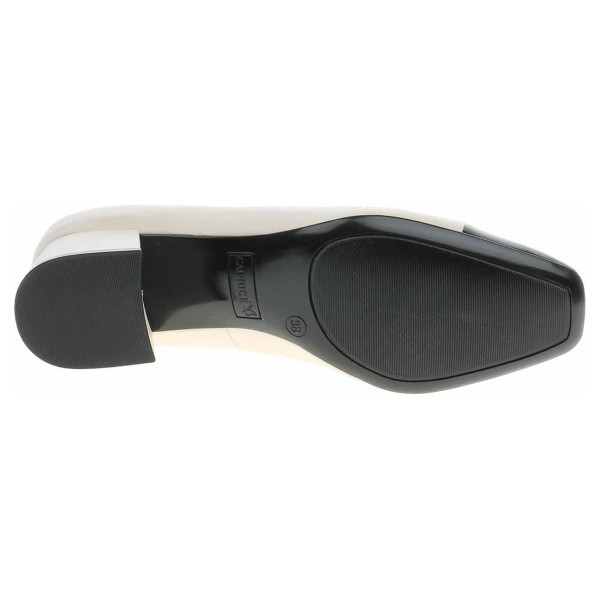 detail Dámské lodičky Caprice 9-22305-42 offwhite-black