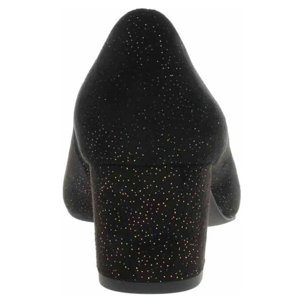 detail Dámské společenské lodičky Marco Tozzi 2-22438-43 black-gold