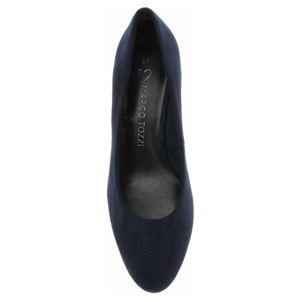 detail Dámské společenské lodičky Marco Tozzi 2-22438-43 navy metallic