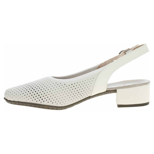 detail Dámské lodičky Rieker 47066-80 weiss