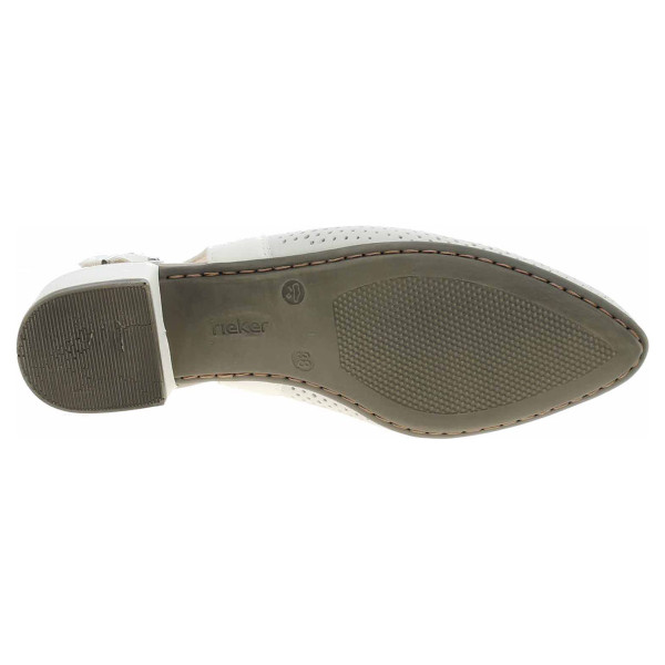 detail Dámské lodičky Rieker 47066-80 weiss